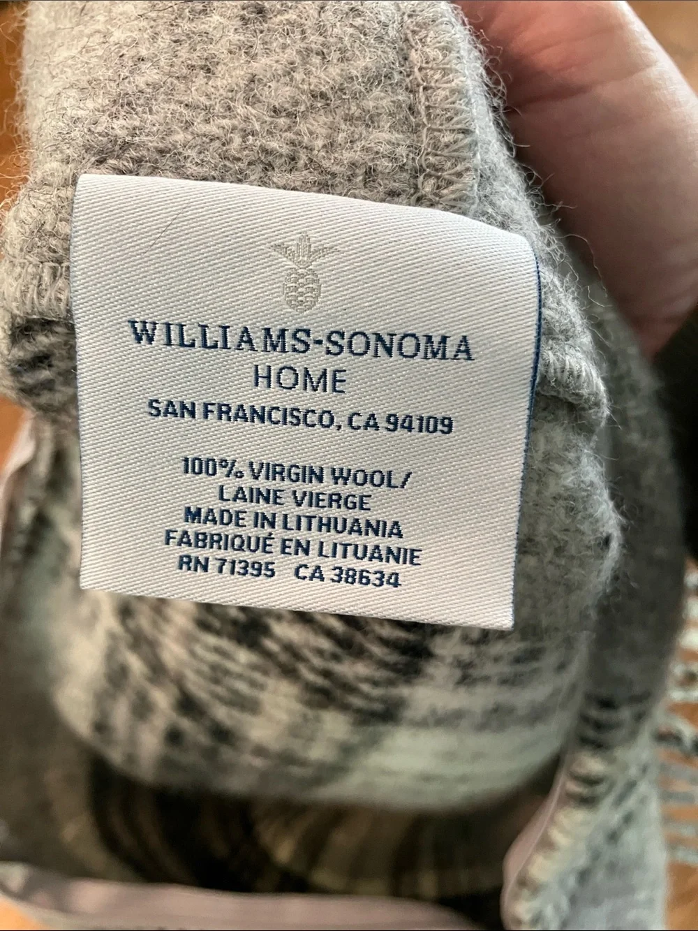 Williams-Sonoma Home Wool Plaid Pillow Covers (2)